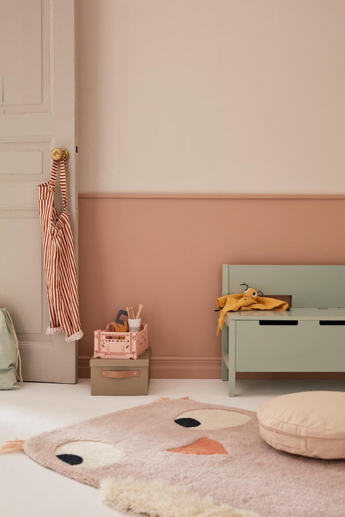 Bank met opbergruimte - Lichtgroen