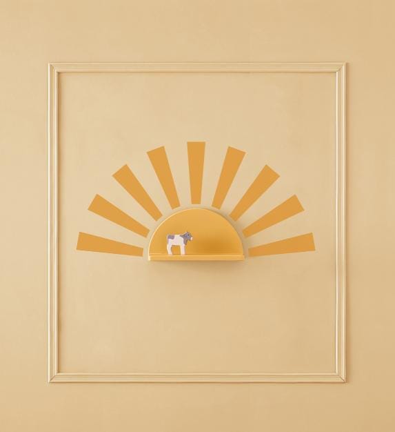 Schap Circle incl. stickers - Mustard