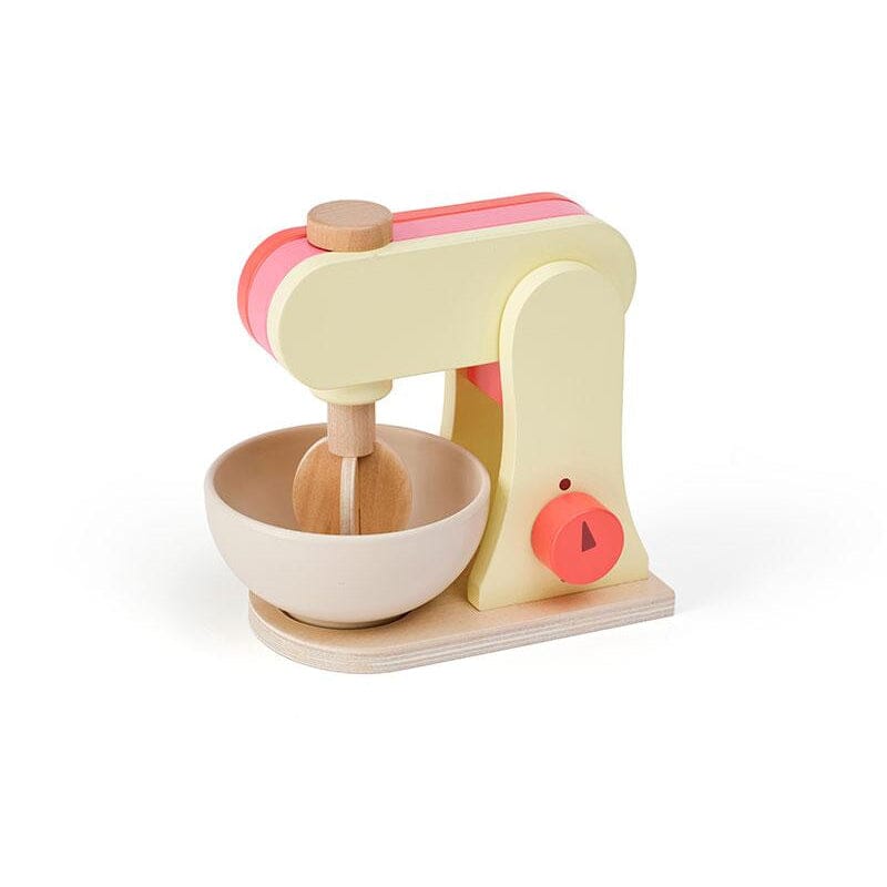 Houten mixer Geel