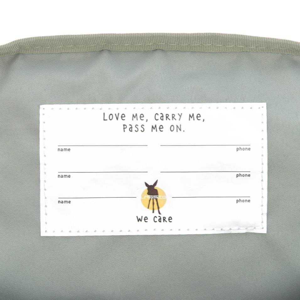 Mini Square rugzak Little Gang - Dark Green