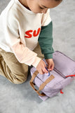 Mini Square rugzak Little Gang - Lilac