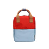 Rugzak small - Wonders Red hat + Zissou blue
