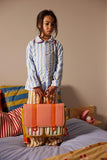 Schooltas - Wonders Coral Pink + Submarine yellow - Sticky Lemon