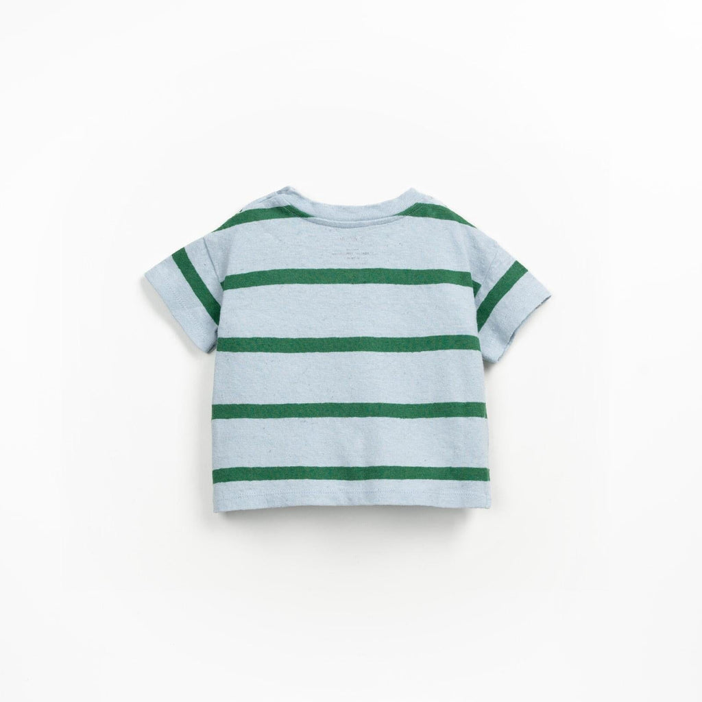 T-shirt met strepen - Botanical