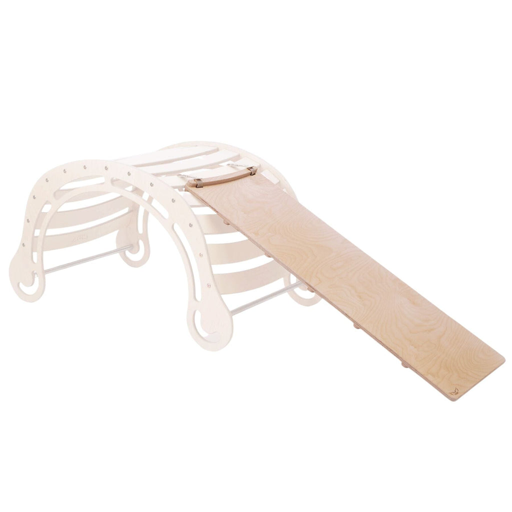 Kletter-/Rutsche aus Holz XXL - Natur - Katehaa