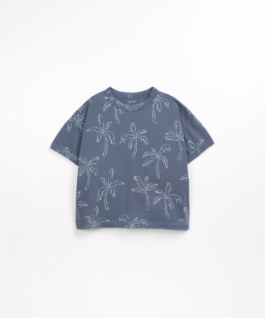 T-shirt met palmboomprint - Sea