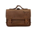 Ledertasche für Kleinkinder - braune Ranger-Tasche - Rider-Taschen
