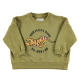 Sweater - Olive Tiger