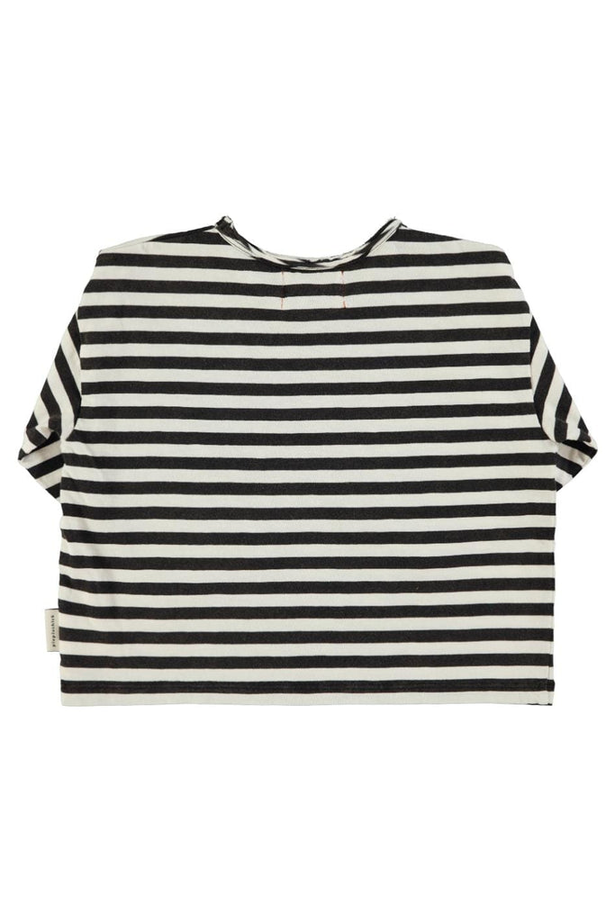 Longsleeve - Ecru & Black stripes