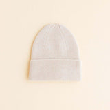 Beanie Fonzie Newborn - Creme - Hvid