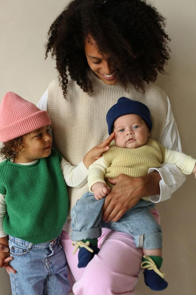 Booties - Blue / Grass