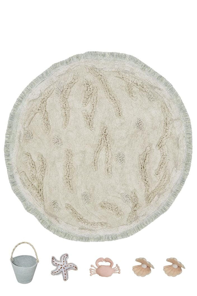 Wasbaar speeltapijt Island