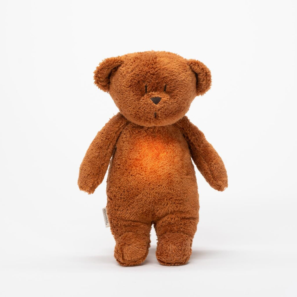 The Humming Bear met lichtje en muziek - Caramel - Moonie