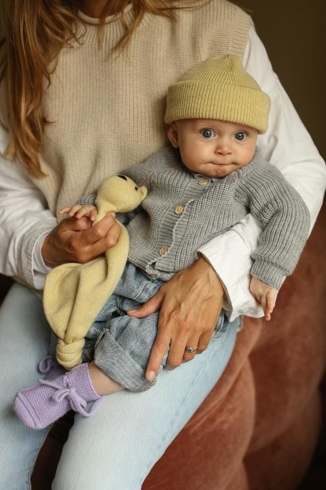 Cardigan Inga - Grey melange