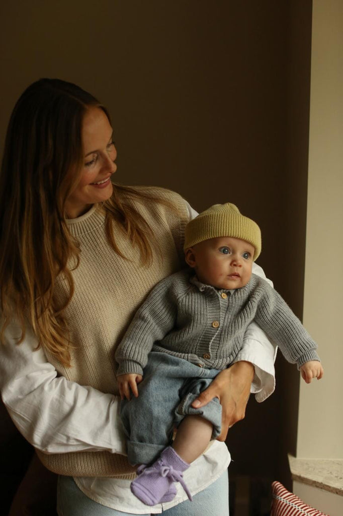 Cardigan Inga - Grey melange