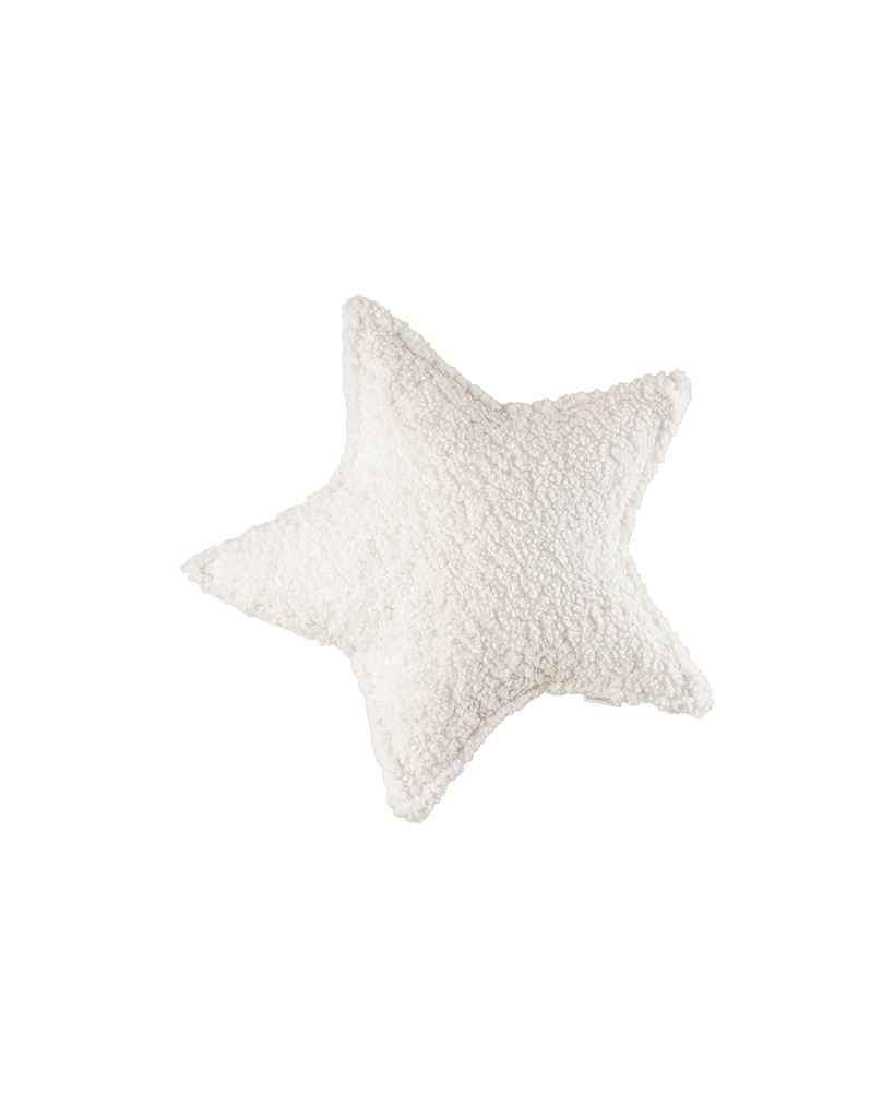 Star Cushion - Cream White