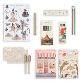 Kerstkalender met 24 cadeautjes - Beige