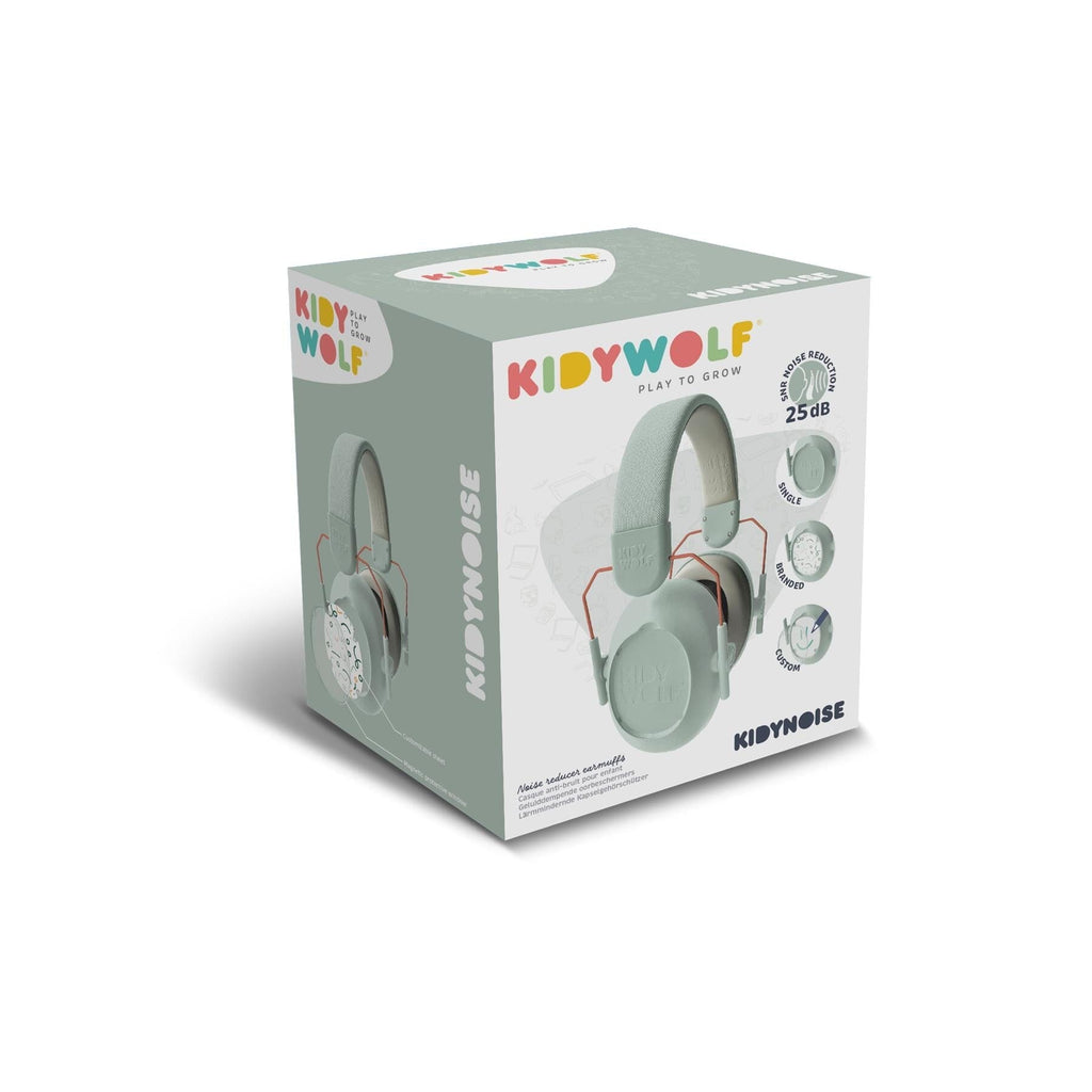 Kidynoise - Gehörschutz mit Lärmreduzierung - Grün - Kidywolf