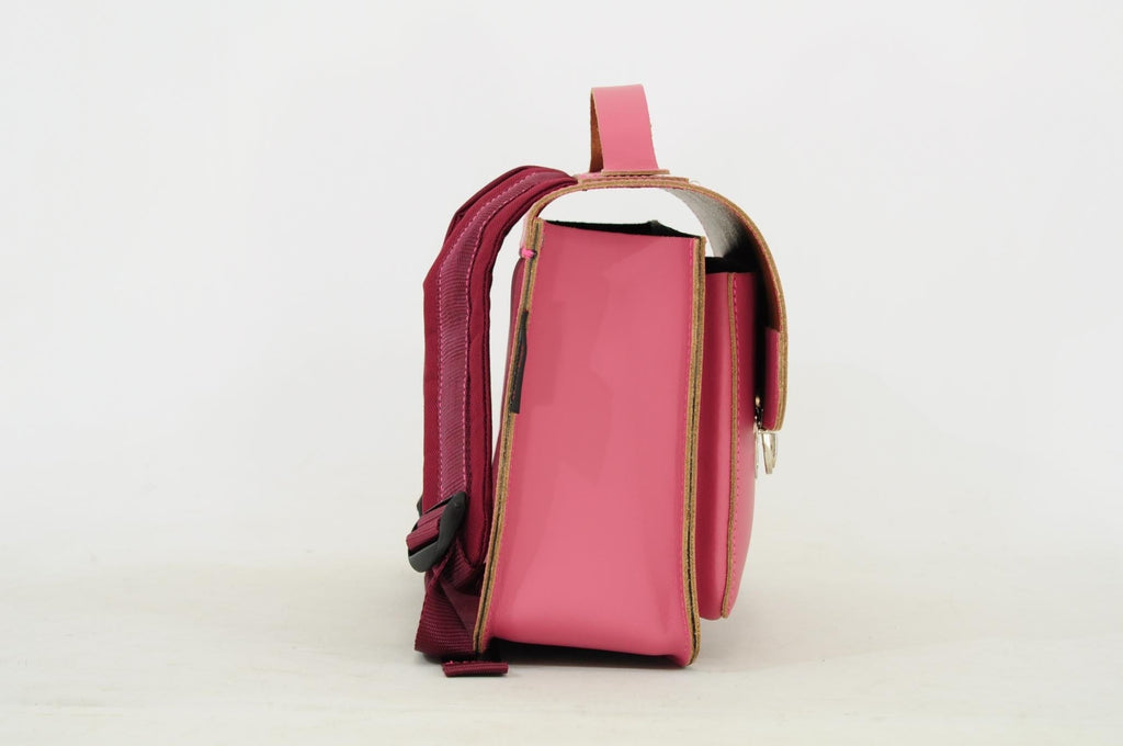 Lederen kleutertas - Antique Pink