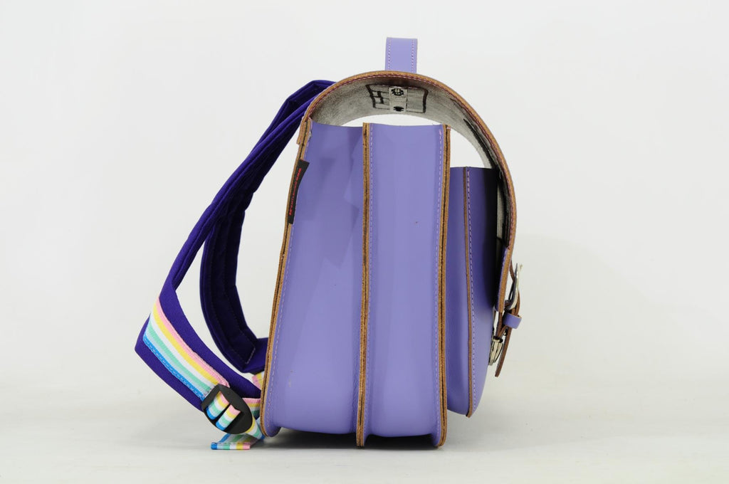 Lederen schooltas met gespen - Marguerite Lila
