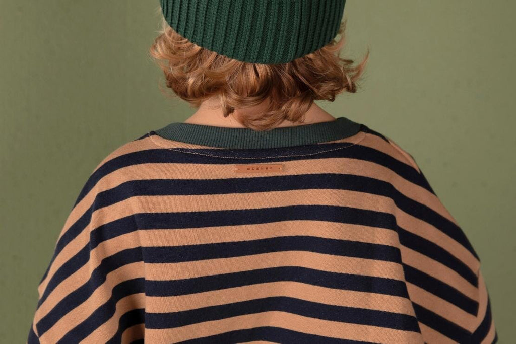 Rel Sweater - Navy Stripe