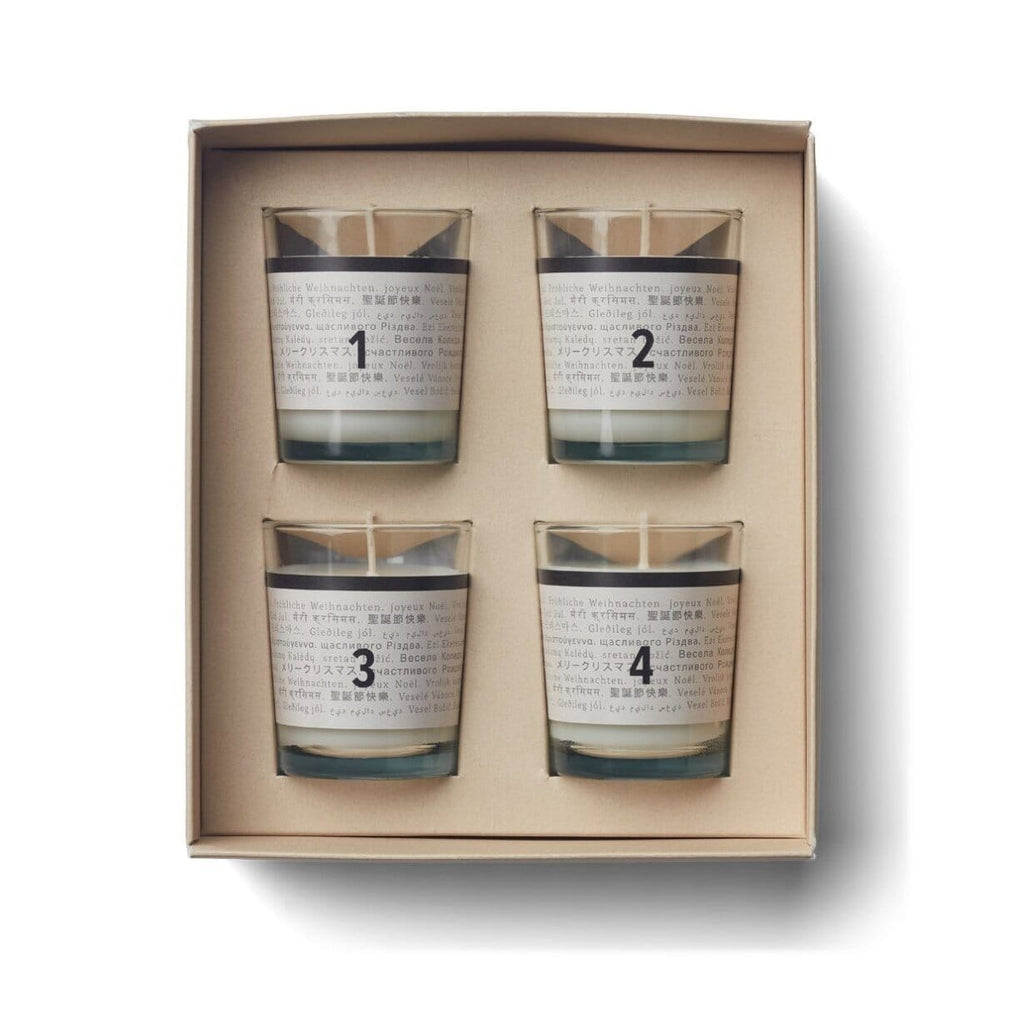 Geurkaarsen 4 pack - Advent calendar