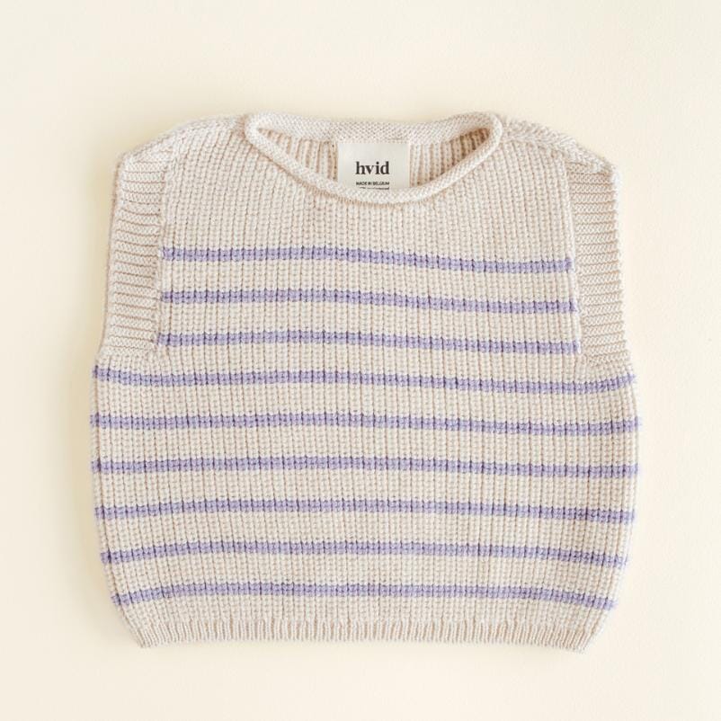 Vest Harvey - Cream / Lilac
