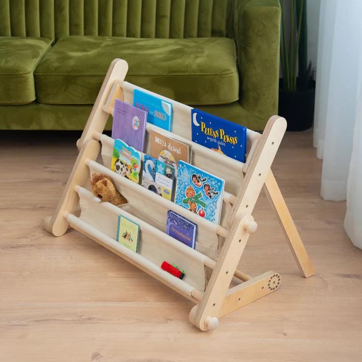 Boekenrek voor het Ette Tete klimrek