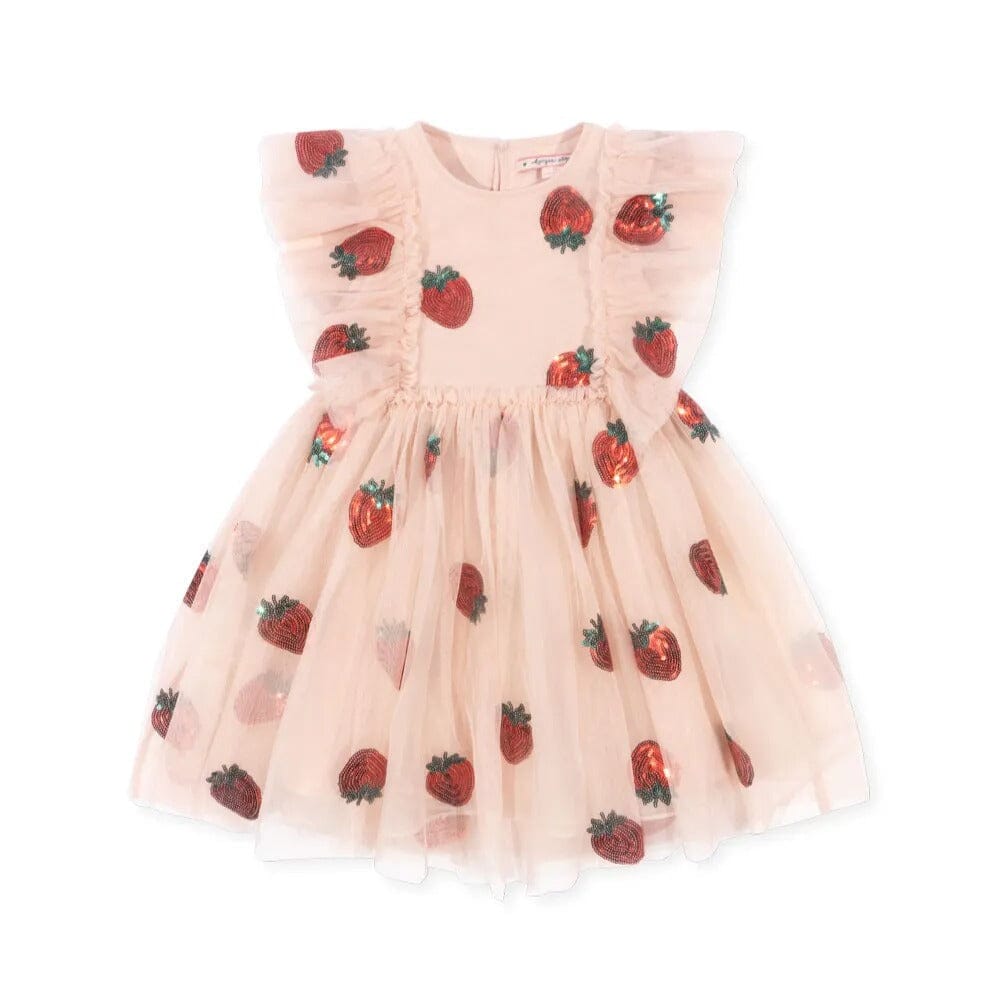 Yvonne jurk - Strawberry