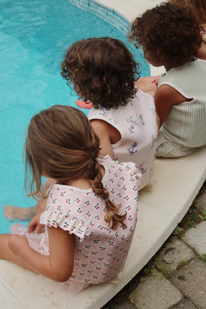 Avery zwemvest - Cherry pink motif