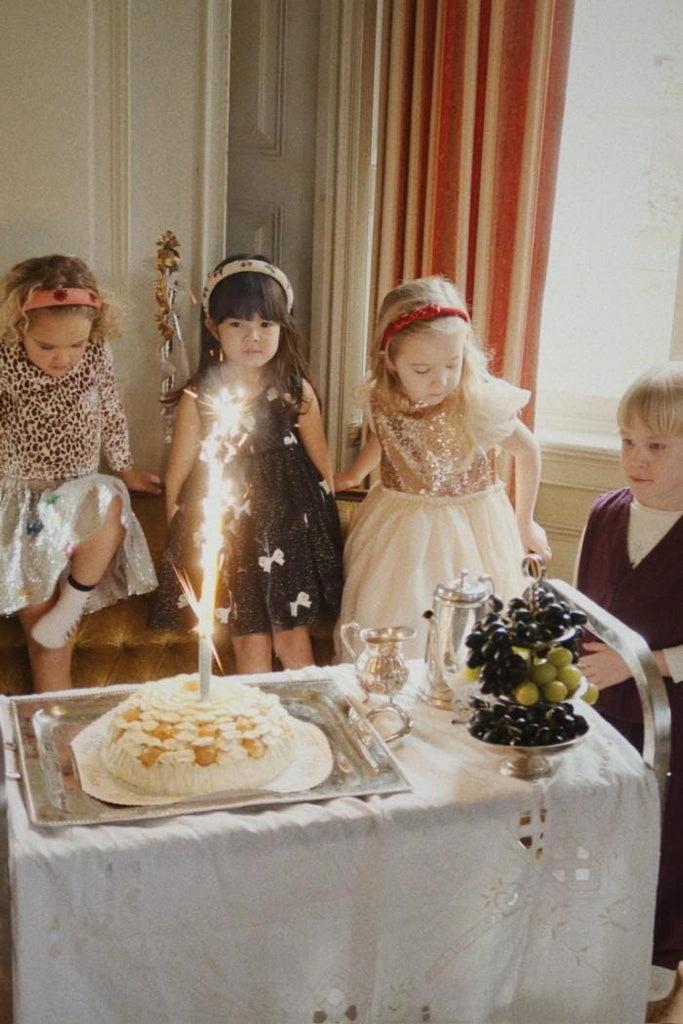 Haarband met parels Ladybug