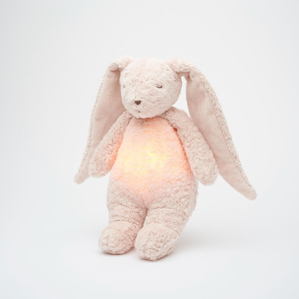 The Humming Bunny - Rose met lichtje en muziek
