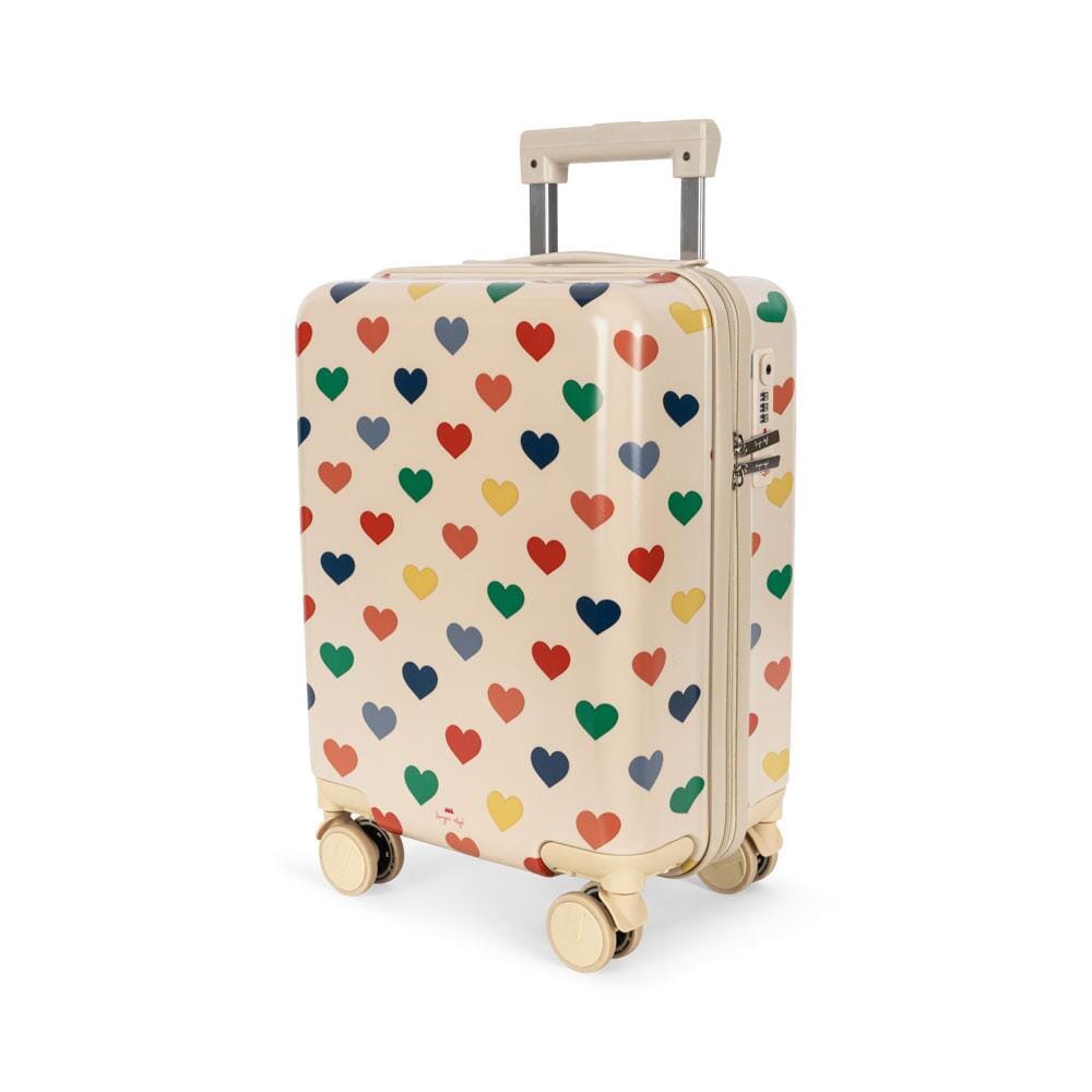 Travel suitcase - Bon coeur coloré
