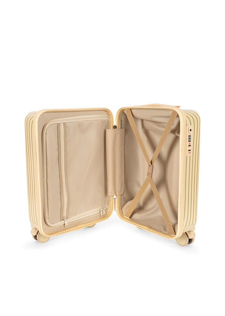 Travel suitcase - Tea stripe