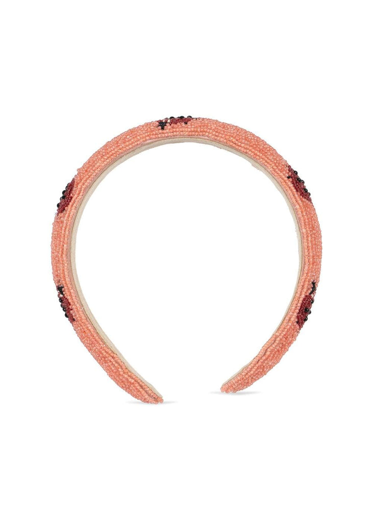 Haarband met parels Ladybug