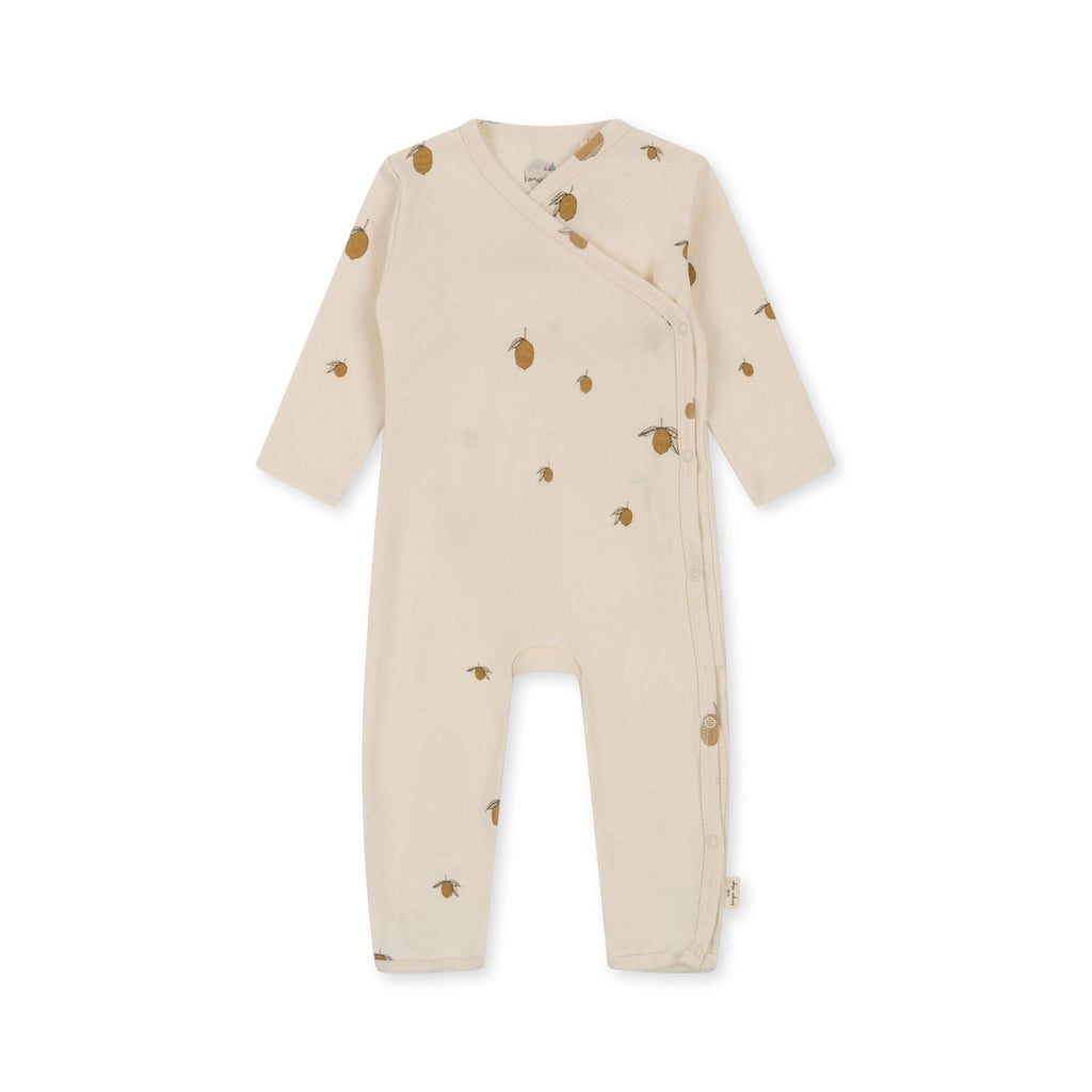 New born onesie - lemon