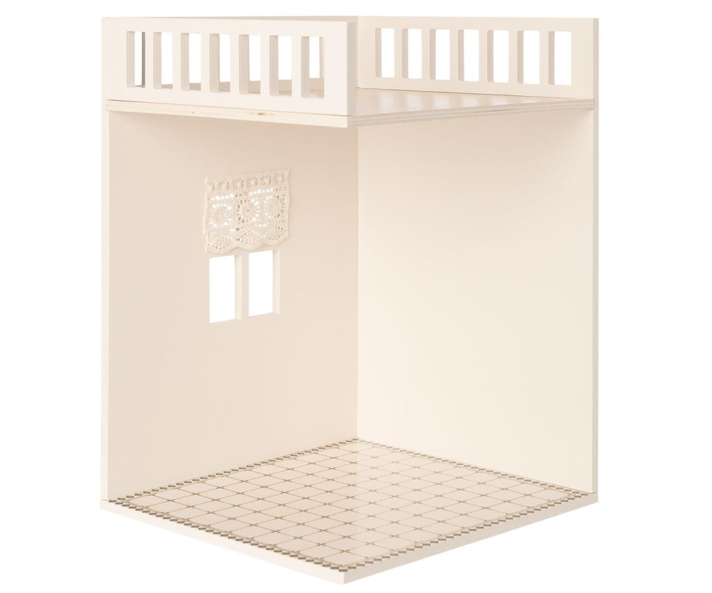 Badkamer - uitbreiding voor het houten poppenhuis