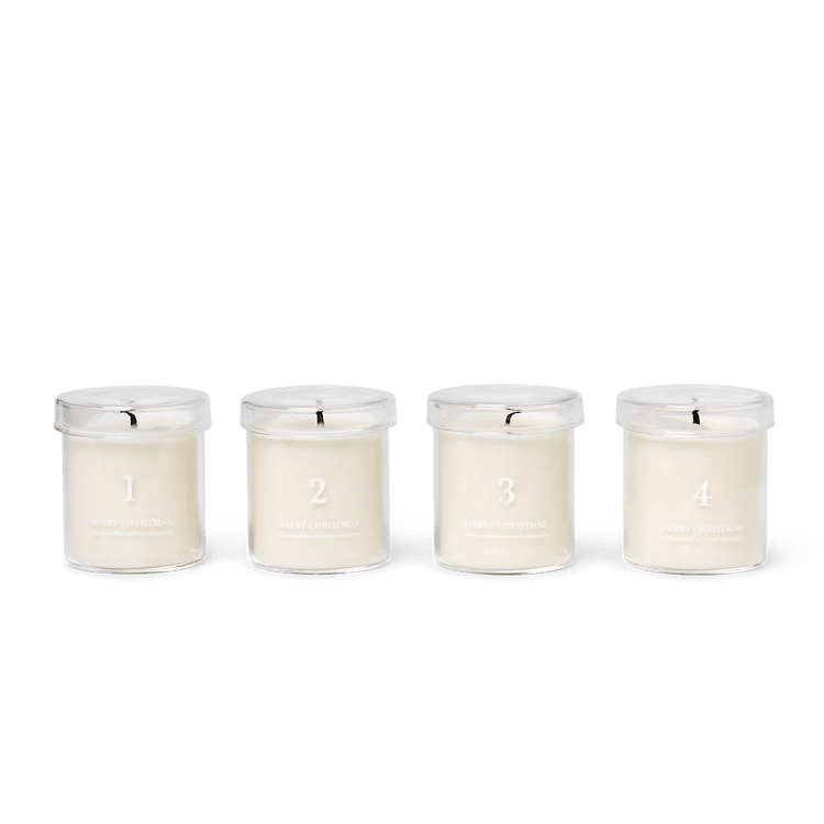 Advent geurkaarsen - zwart - Ferm Living