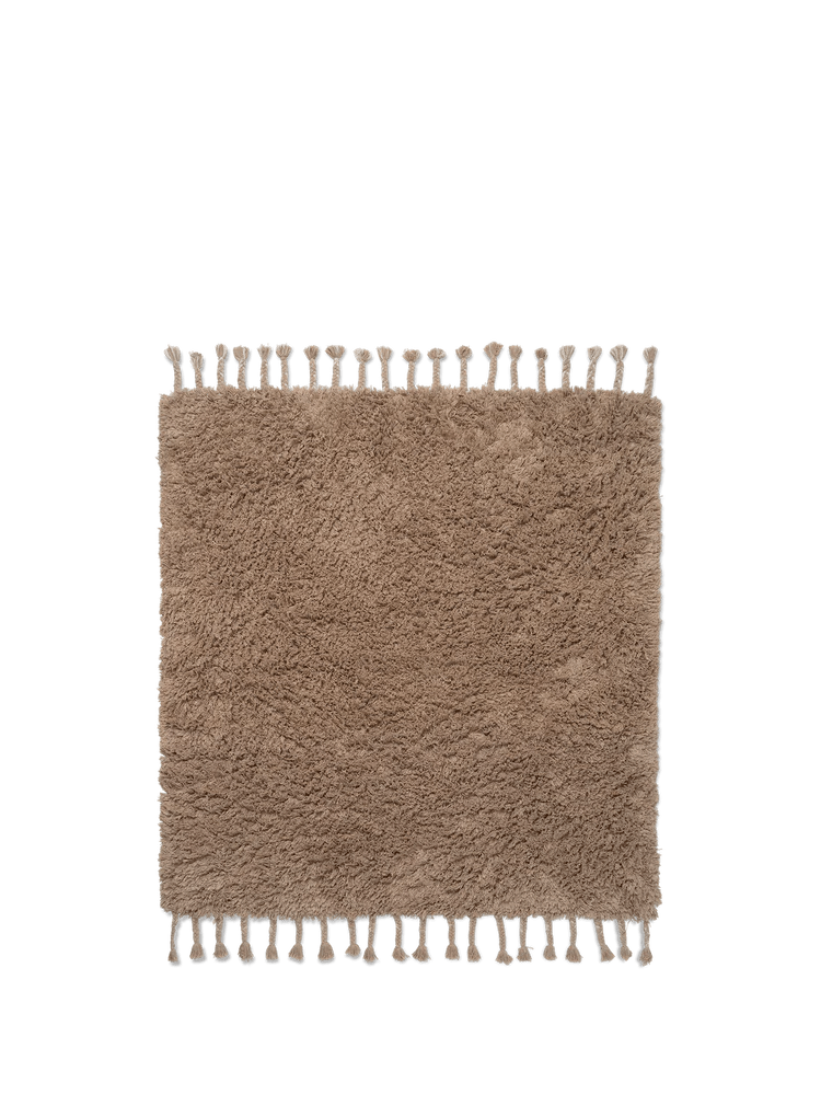 Tapijt Amass 140x140cm - White pepper - Ferm Living