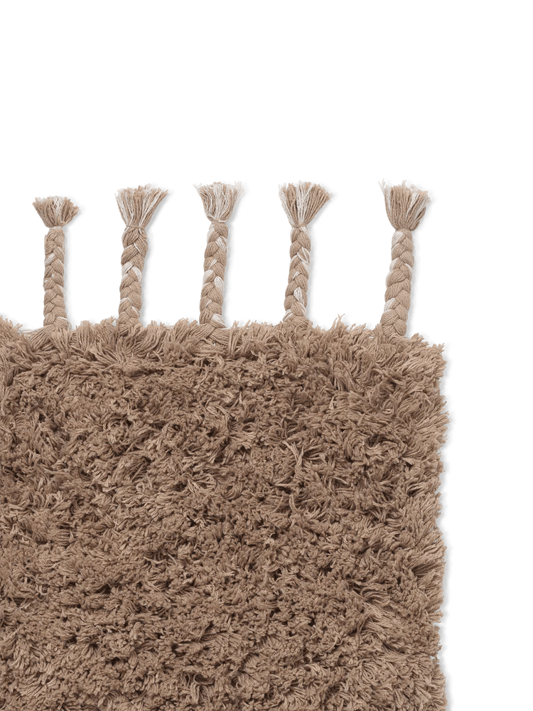 Tapijt Amass 140x140cm - White pepper - Ferm Living