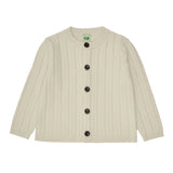 Cable cardigan - ecru - FUB