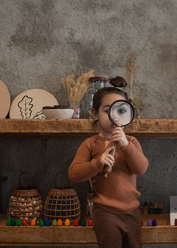 Houten mandala regenboog eggs - Grapat