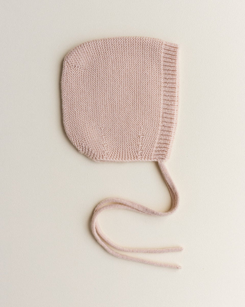 Muts bonnet Dolly - Apricot - Hvid