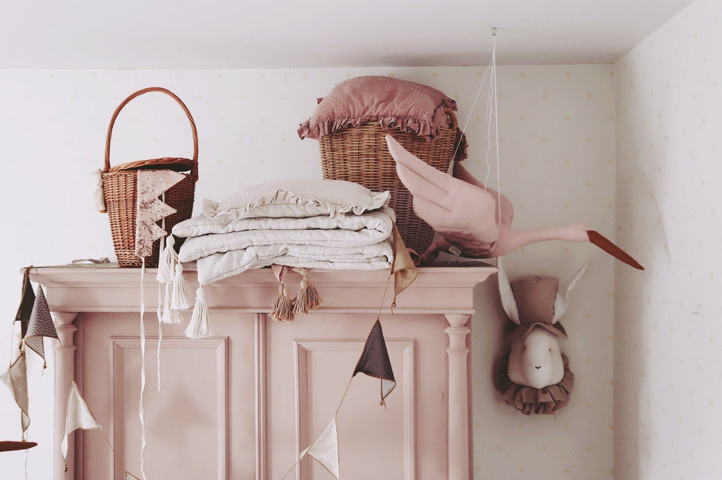 Love Me Decoration - Ooievaar handgemaakt - White