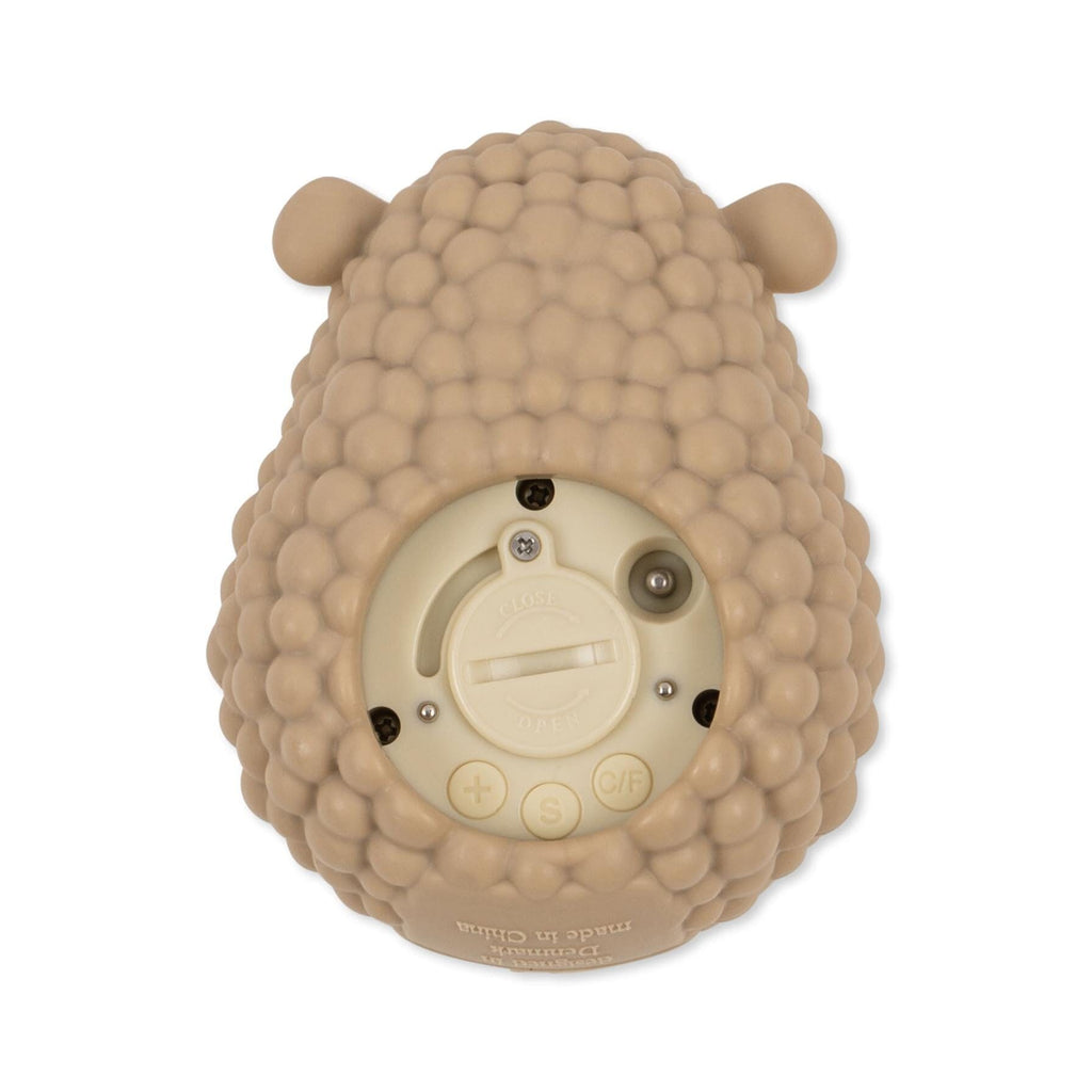 Siliconen badmatje en thermometer schaap - Warm Clay