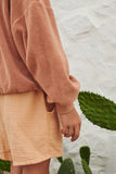Tudor shorts - Apricot cream - LiiLU