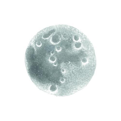 That's Mine - Muursticker volle maan 27,5x28cm