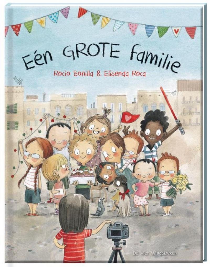 Prentenboek Eén grote familie - Elisenda Roca - De Vier Windstreken