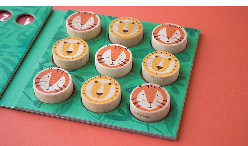 Tic Tac Toe Lion & Tiger - Londji