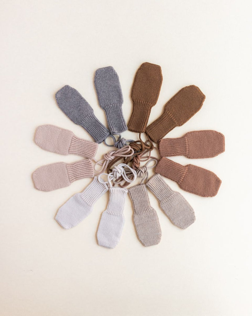 Mittens Fiza - Fäustlinge Sand - Hvid